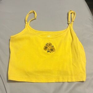 yellow sunflower baby cami